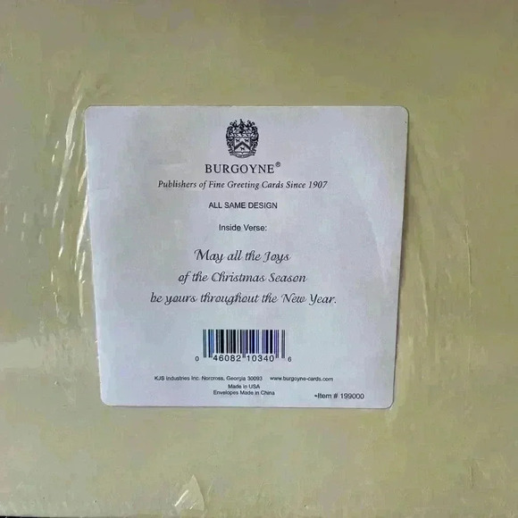 Burgoyne 42 Christmas/ Holiday Cards New in Box - Picture 3 of 3